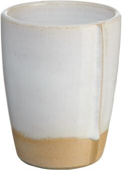 ASA Becher Cappuccino verana milk foam Keramikbecher weiß-beige