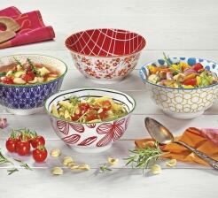 cilio Bowl Amici 18 cm mit Floralprint