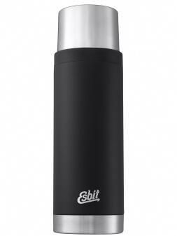 Esbit SCULPTOR Isolierflasche Edelstahl 1L Schwarz Thermosflasche