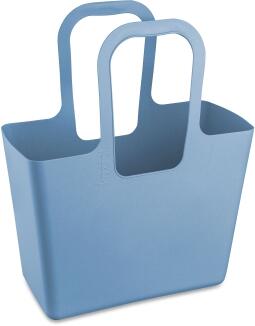 koziol Tasche recycelter Kunststoff blau mit Griffen