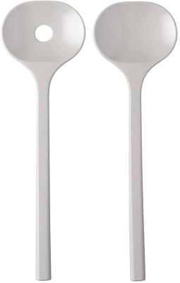 Mepal Salatbesteck bloom 2-teilig - pebble white