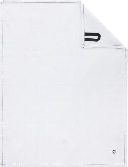 Cawö Home Geschirrtuch Cuisine Zoom Uni sterling weiß mit Schlaufe
