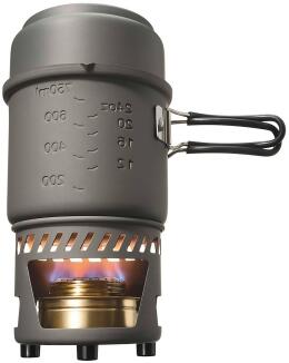 Esbit Spiritus Trockenbrennstoff Kochset 985ml Campingkocher mit Topf