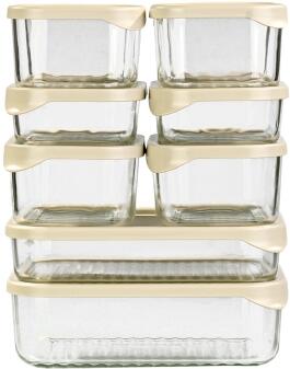 Glasslock Frischhaltebehälter-Set Modular, 10-teilig