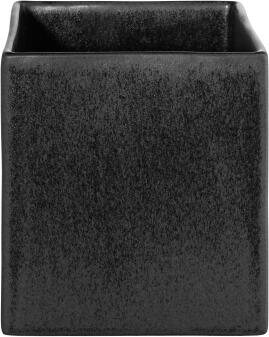 ASA Übertopf quadro schwarz matt quadratisch Keramik