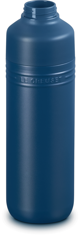 Le Creuset Trinkflasche On The Go deep teal blau ohne Deckel