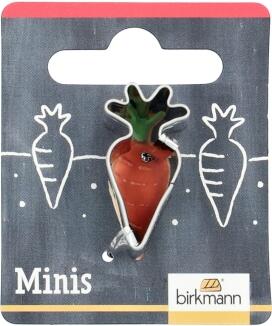 Birkmann Mini-Ausstechform Möhre, 3 cm