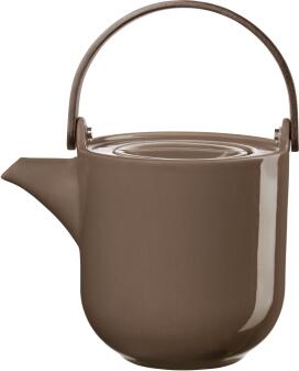 ASA Teekanne coppa kaori groß mit Holzgriff braun