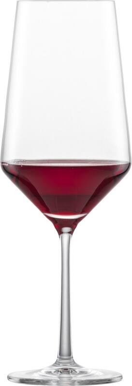 Zwiesel Glas Bordeaux Rotweinglas Pure, 2er Set