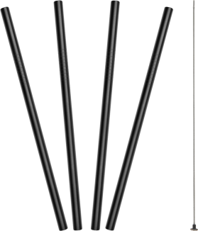 Lurch Trinkhalme gerade 4er Set smokey grey