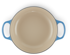 Le Creuset Sauteuse Signature aus Gusseisen in azure