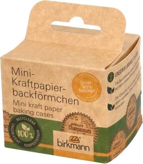 Birkmann Mini-Kraftpapierbackförmchen Zeitung