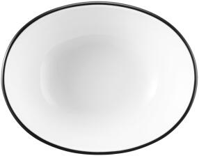 Seltmann Weiden Modern Life Bowl oval 12 cm, Black Line