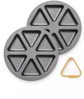 Betty Bossi Backblech Mini-Rösti, Dreieck 2er-Set