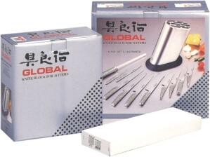 Global Messerblock G-8311P mit 10 Messern