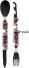 Akinod Multifunktionales Besteck Jimy Messer Gabel Korkenzieher buntes Design