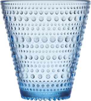 IITTALA Glas Kastehelmi 30 cl aqua, 2er Set