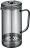 cilio Kaffeebereiter VENETO 8T grau French Press mit Glasbehälter