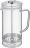 cilio Kaffeebereiter VENETO 8T transparenter French Press mit Deckel