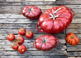 Staub Cocotte Tomate aus Keramik