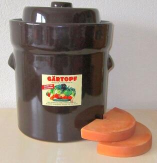 Schmitt Gärtopf mit Steinen