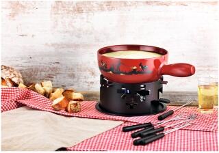 Kuhn Rikon Käsefondue Set Alphornbläser 22cm