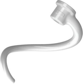 KitchenAid Knethaken weiß beschichtet für Küchenmaschine Teig kneten