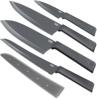 Kuhn Rikon Messerset COLORI®+ in grau, 4 Stk.