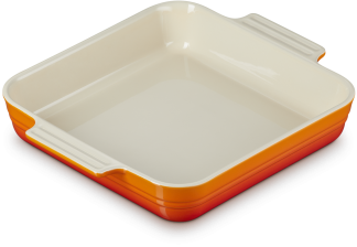 Le Creuset Auflaufform Klassik quadratisch in ofenrot