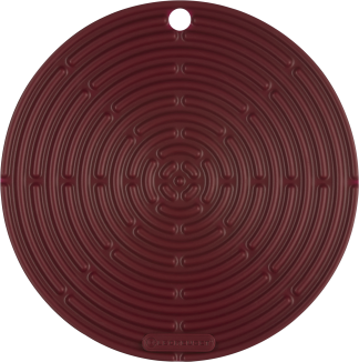 Le Creuset Topflappen klassik rund in garnet