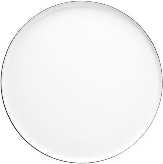 ASA OCO Dessertteller weiß glänzend mit schwarzer Linie Rand