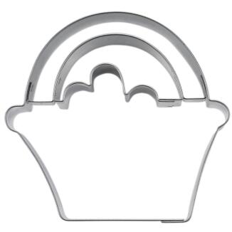 Städter Ausstechform Blumenkorb 7,5 cm Keksausstecher Edelstahl