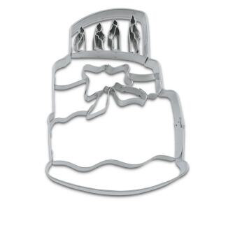 Städter Ausstechform Geburtstagstorte 8,5 cm mit Kerzenmotiv