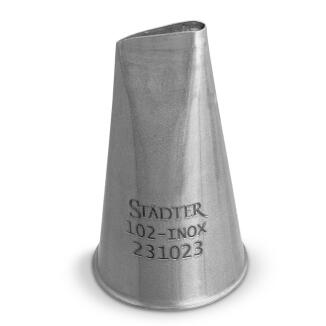 Städter Rosentülle 8 mm gerade #102 klein Edelstahl Spritztülle