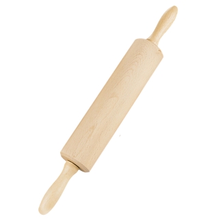 Städter Holzserie Teigrolle Ø 5,5 cm / L 25 cm mit Kugellager