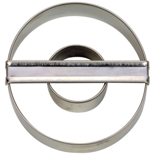 Städter Ausstechform Doppelring Ø 6 cm glatt Edelstahl