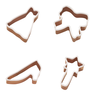 Lurch Ausstechformen Prinzessin 4er Set