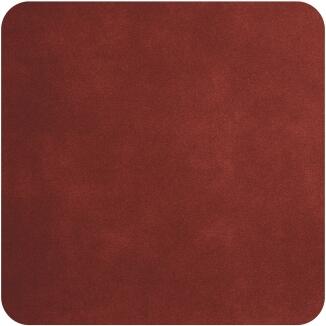 ASA 4er Set Untersetzer red earth quadratisch rotbraun