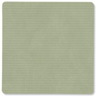 Lind DNA Glasuntersetzer Square Corduroy 4er Set Olive Green