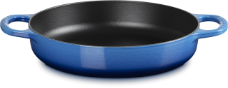 Le Creuset Servierpfanne Signature mit zwei Griffen in azure