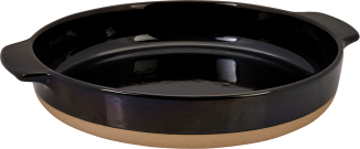 Lurch Auflaufform TERRA NOVA, rund in schwarz/creme