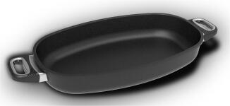 AMT Gastroguss Bräter flach 40x24 cm Aluguss Induktion
