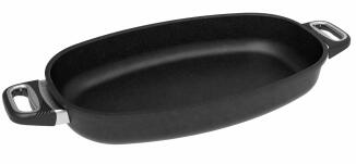 AMT Gastroguss Bräter flach 40x24 cm Aluguss Induktion