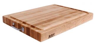 Boos Blocks Schneidebrett aus Ahorn mit Edelstahlgriffen