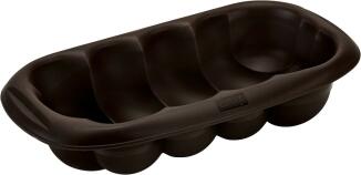 Lurch Flexiform Hefezopf Backform 24,5cm aus Silikon schwarz