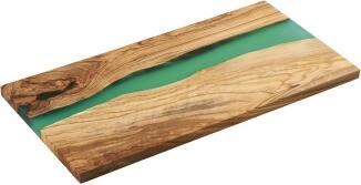 Zassenhaus Servierbrett aus Olivenholz in grün