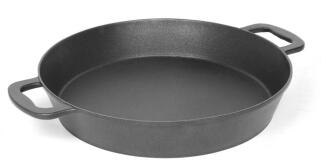 AMT Gastroguss Großraumpfanne Aluguss 80 cm mit Griffen