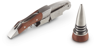 Le Creuset Screwpull Geschenkset Kellnermesser WT-110 & Verschluss GS-190