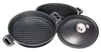 AMT Topf-Set für wasserloses Kochen, oval