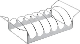 Rösle Braten- und Rippchenhalter Edelstahl Grillhalter für Rippchen